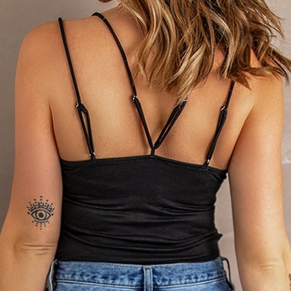 Black Lace Cami Top - Picture 3 of 4